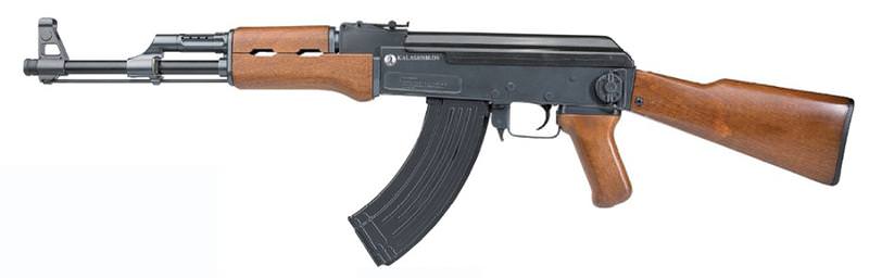 Licensed Kalashnikov AK47 Airsoft Spring Rifle Full Stock - TOPHATTER'S ARMORY DEALS Collectible Weapons - Tophatter Daily Deals