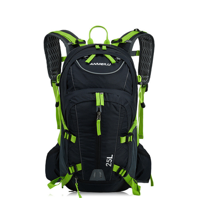 ANMEILU Amay Road outdoor cycling backpack Black green 0 - Tophatter Daily Deals