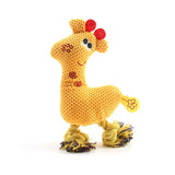 Brushed Velvet Animal Shape Vocal Flamingo Wear-Resistant Bite Resistant Dog Toy Yellow 0 - Tophatter Daily Deals