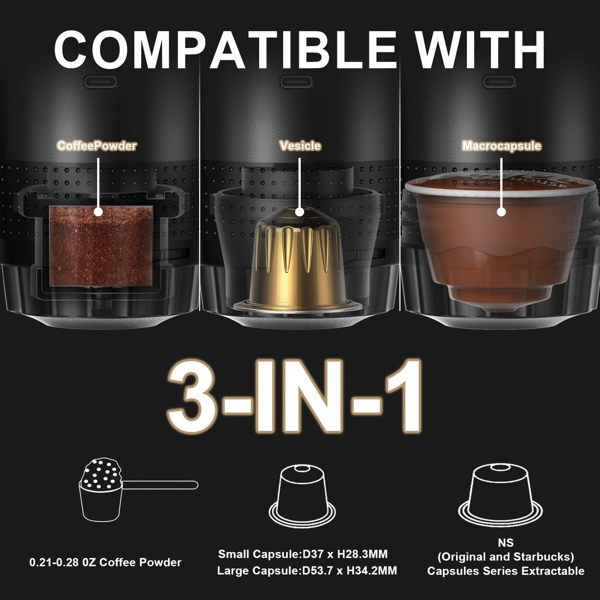 Coffee Maker Self-Heating Espresso Machine Appliances > Kitchen Appliances > Coffee Machines & Accessories - Tophatter Daily Deals