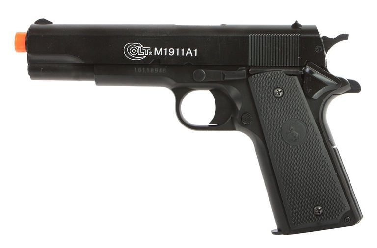350 FPS Airsoft Colt M1911A1 Metal Slide .45 Pistol - Licensed - TOPHATTER'S ARMORY DEALS Collectible Weapons - Tophatter Daily Deals