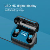 Bluetooth Wireless In-Ear Stereo Earphones Digital Charging Box New Bluetooth Headset 0 - Tophatter Daily Deals