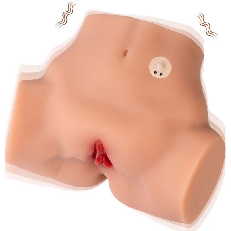 Tracy - 6.38lbs Vibrating Ass Realistic Butt Coffee Color Coffee Masturbators - Tophatter Daily Deals