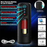 Acmejoy - 9 Telescopic Vibration Sucking Heated Aircraft Male Stroker Masturbation Cup - Tophatter Daily Deals