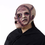 Halloween Mask Three Sided Grimace Latex Cosplay Prop 3D Changing Face Moving Picture Frame - Tophatter Daily Deals
