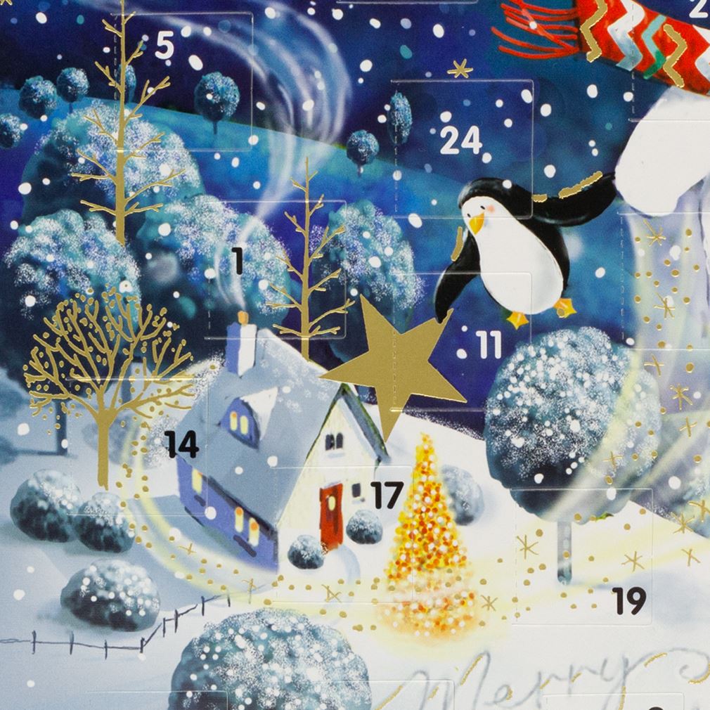 Magical Christmas Advent Calendar | Traditional Picture Advent Calendar Advent Calendar - Tophatter Daily Deals