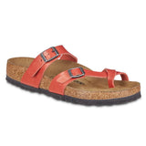 Birkenstock Mayari Birko-Flor Sandals Graceful Mars Red 38 Regular Wide Footwear - Tophatter Daily Deals