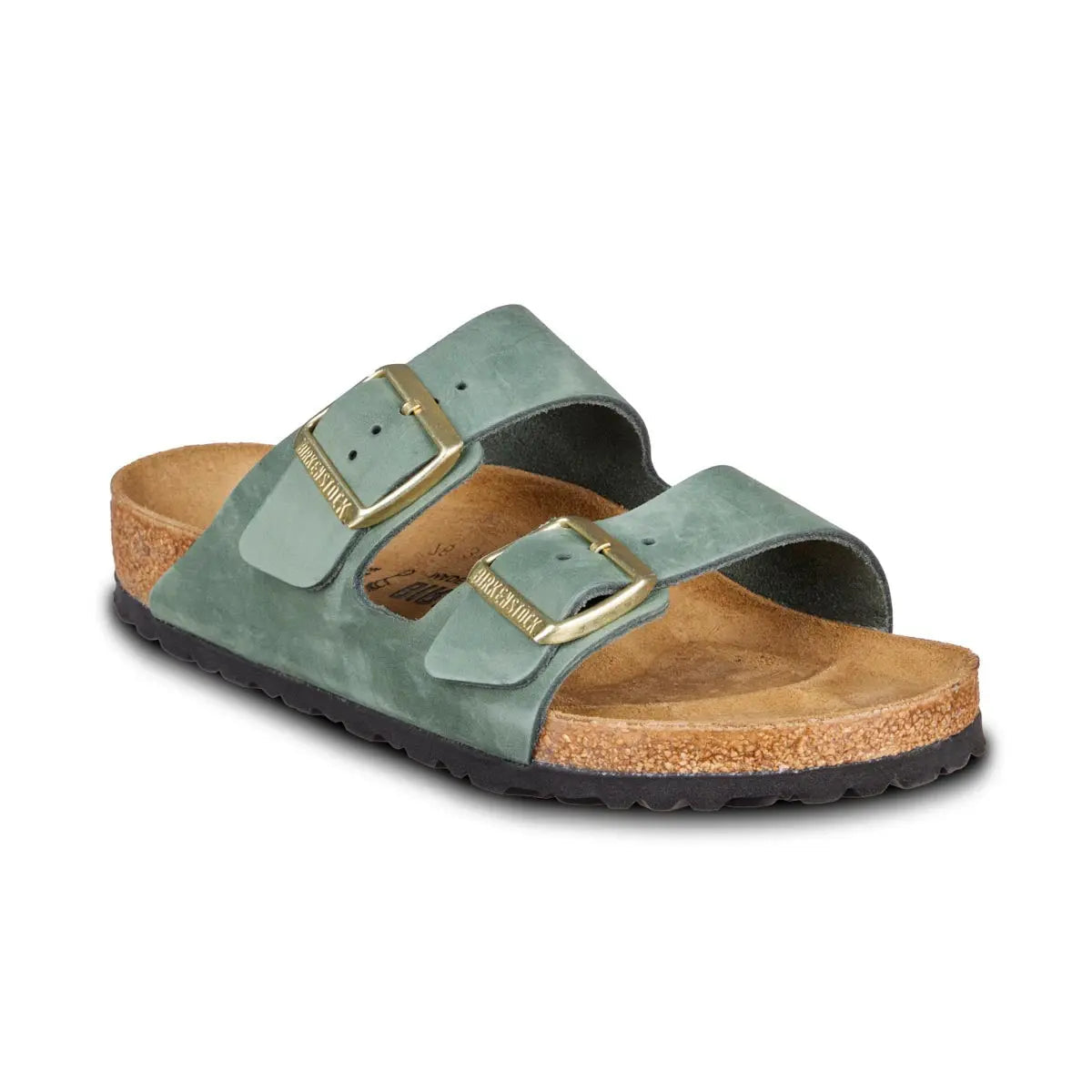 Birkenstock Arizona Suede Leather Sandals Thyme Footwear - Tophatter Daily Deals