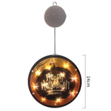 Halloween LED Lantern 160mm PVC Decor, IP44 Spooky Glow 8 Style 3D Changing Face Moving Picture Frame - Tophatter Daily Deals