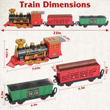 193-Piece: Electric Train Set Steam Locomotive Passenger Coach Coal Car Christmas Train Toys & Games - Tophatter Daily Deals