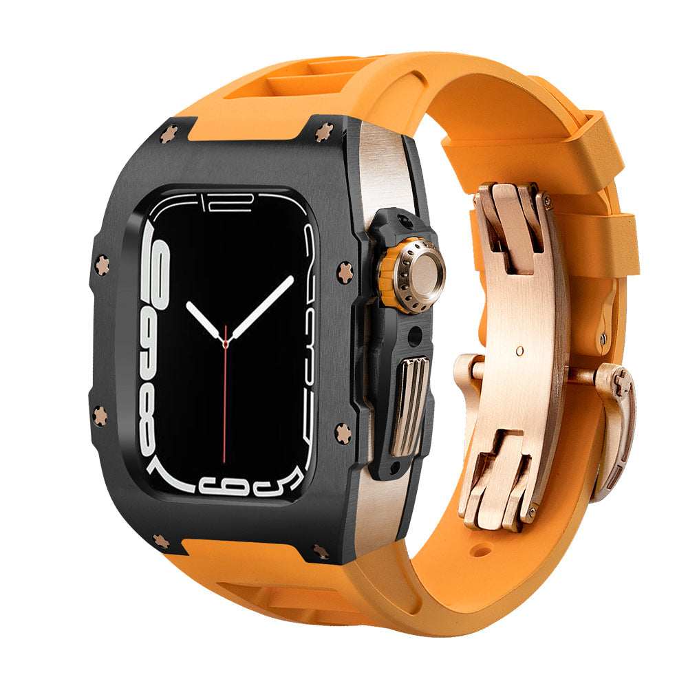 Alloy Modified Watch Protective Case Orange black 0 - Tophatter Daily Deals