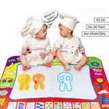 80 x 60cm Baby Kids Add Water with Magic Pen Doodle Painting Picture Water Drawing Play Mat in Drawing Toys Board Gift Christmas 0 - Tophatter Daily Deals