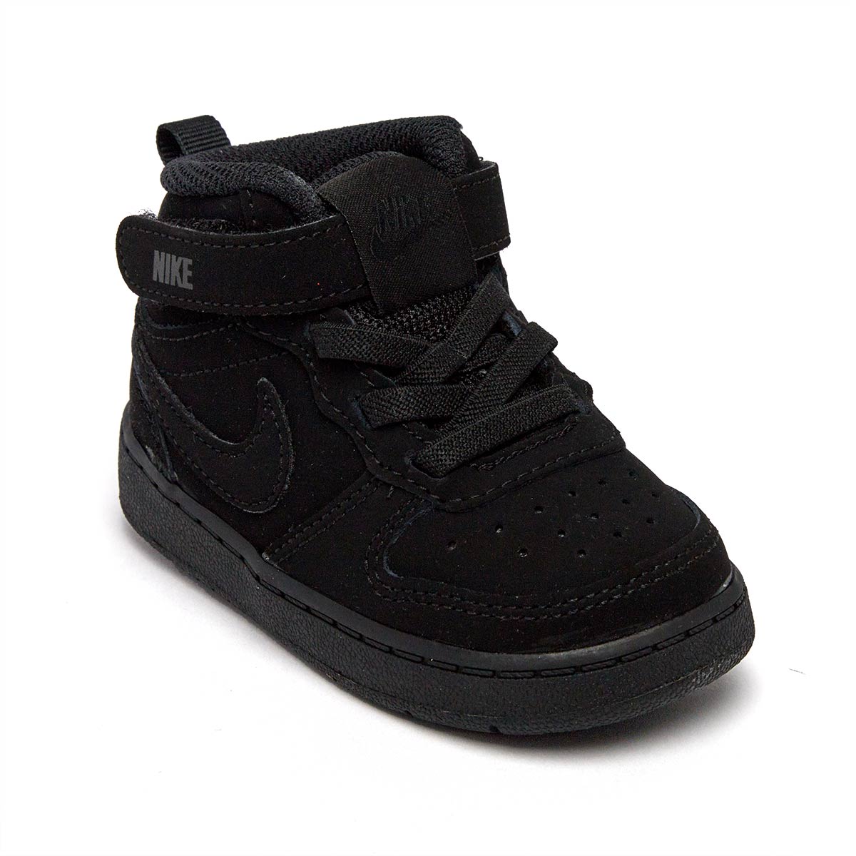 Nike Toddler Court Borough Mid 2 Shoes Black Black Footwear - Tophatter Daily Deals