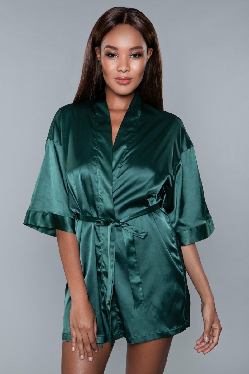 Getting Ready Robe Forest Green Robes - Tophatter Daily Deals