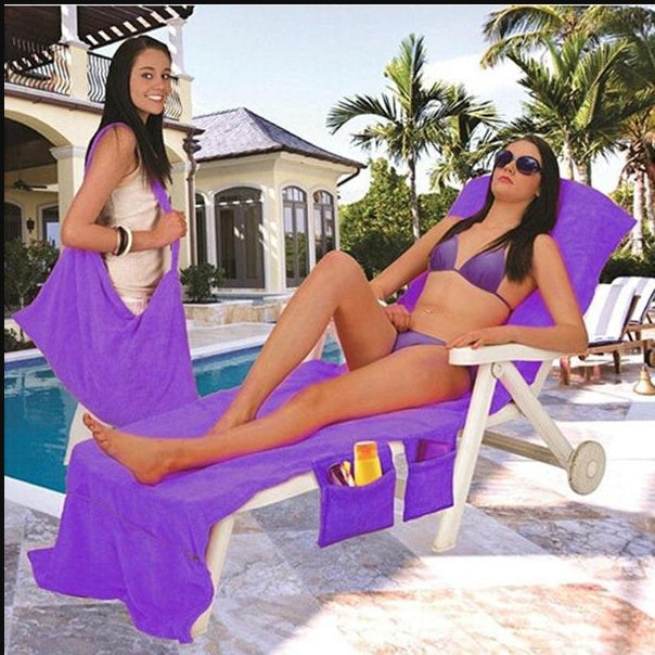 Beach chair cover 0 - Tophatter Daily Deals