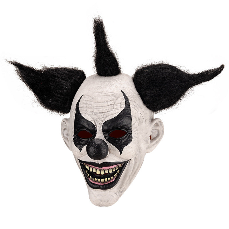Latex Clown Mask One Piece Halloween Headgear Scary 3D Changing Face Moving Picture Frame - Tophatter Daily Deals