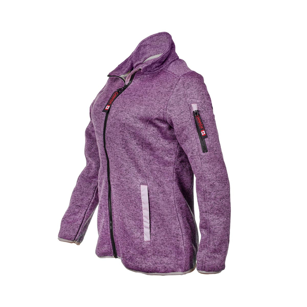 Canada Weather Gear Women's Sweater Fleece Climb Jacket Jackets - Tophatter Daily Deals
