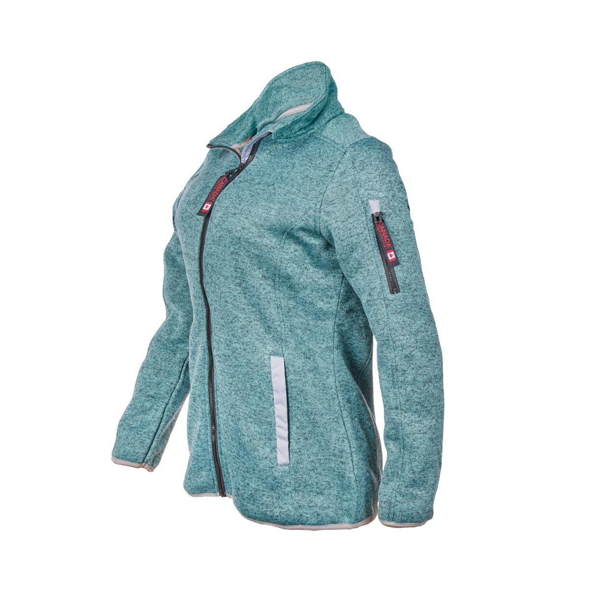 Canada Weather Gear Women's Sweater Fleece Climb Jacket Jackets - Tophatter Daily Deals