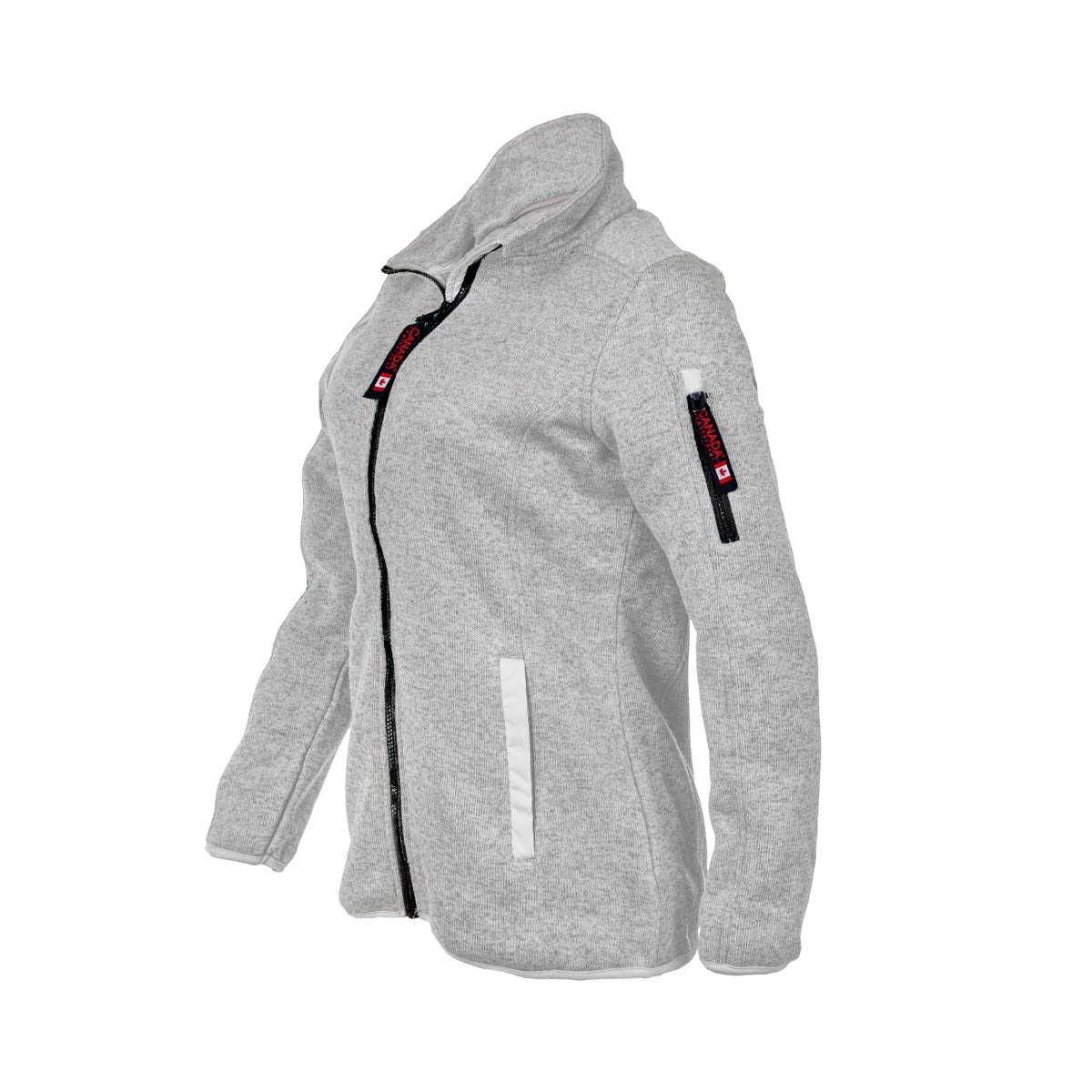 Canada Weather Gear Women's Sweater Fleece Climb Jacket Jackets - Tophatter Daily Deals