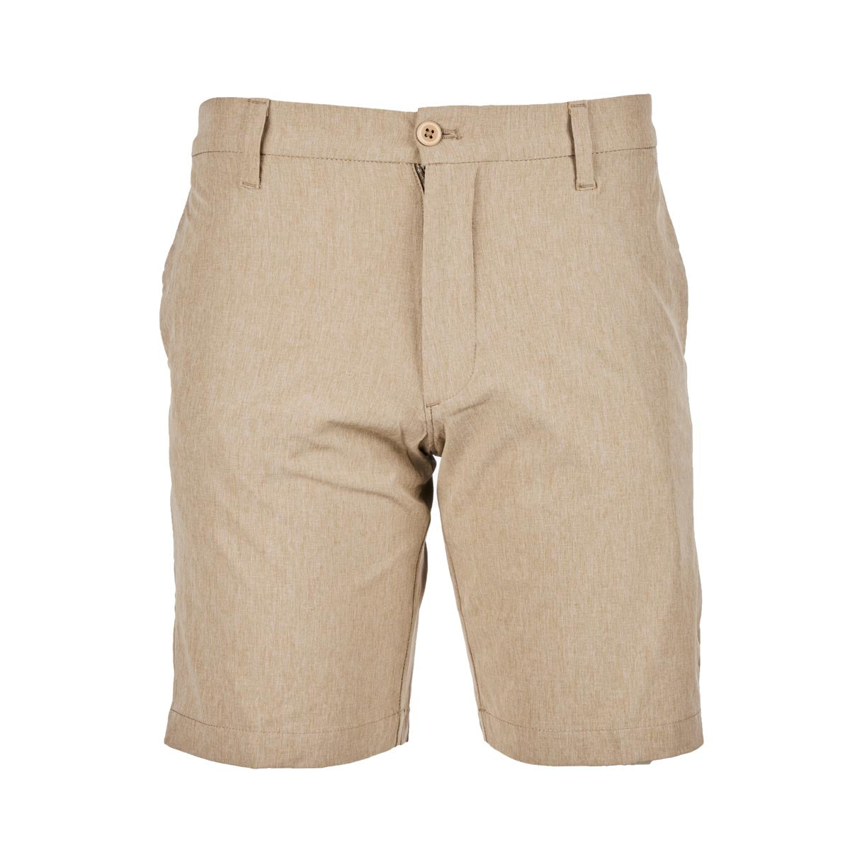IZOD Men's Advanced Performance Soft Touch Hybrid Shorts Cedarwood Khaki Shorts - Tophatter Daily Deals