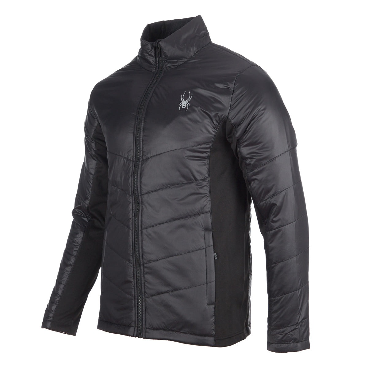 Spyder Men's Stealth Full Zip Hybrid Jacket Jackets - Tophatter Daily Deals