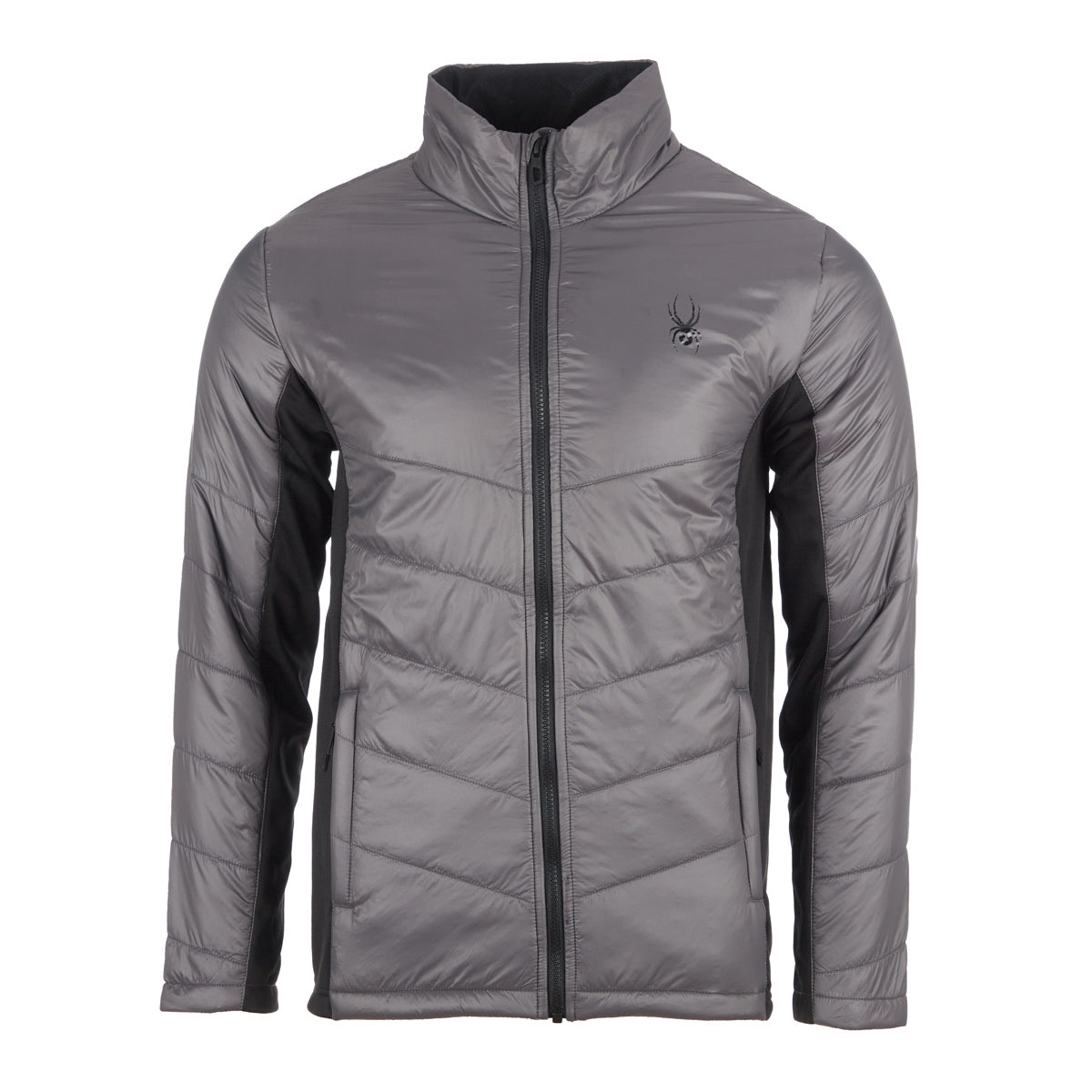 Spyder Men's Stealth Full Zip Hybrid Jacket Polar Jackets - Tophatter Daily Deals
