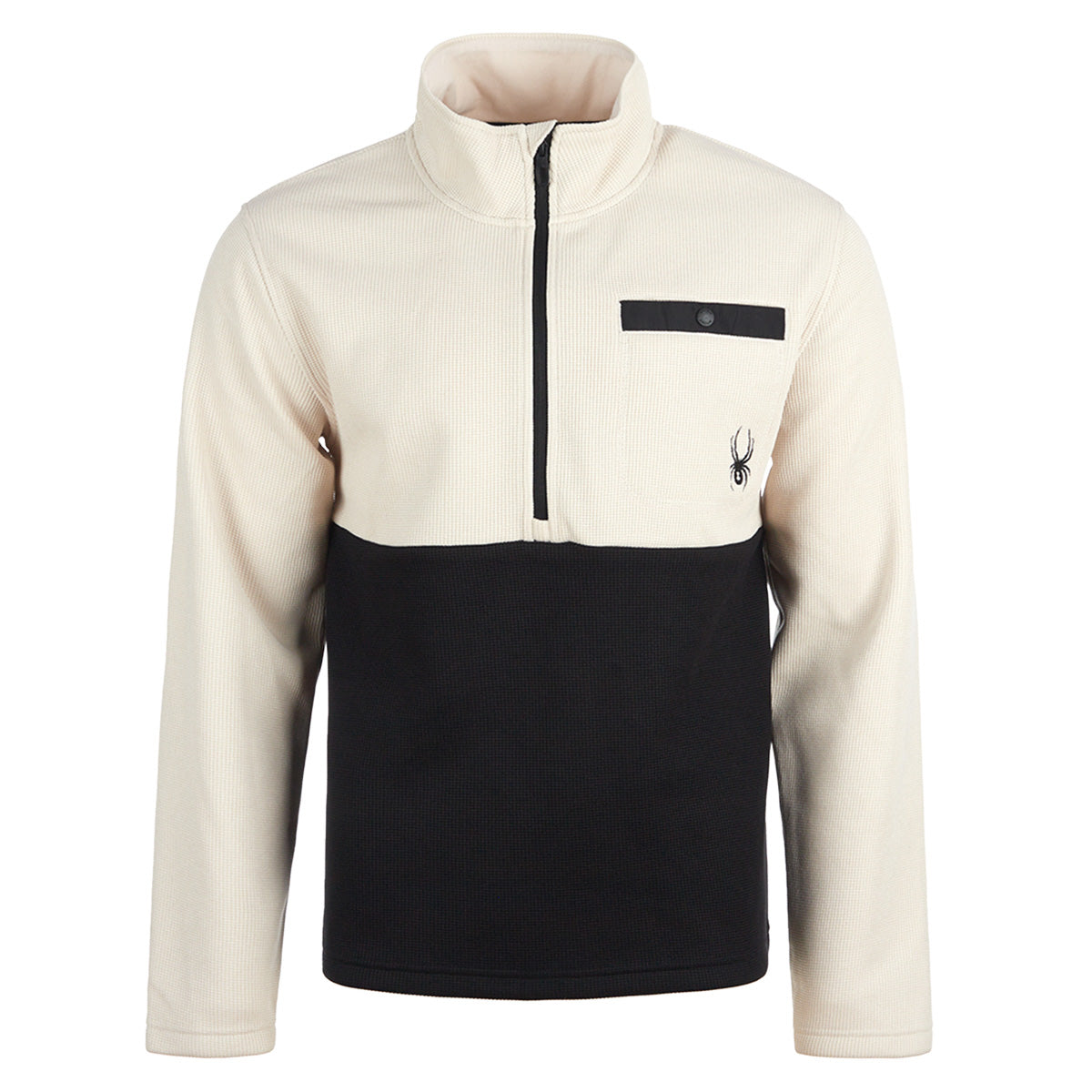 Spyder Men's Medallion Half Zip Pullover Moonbeam Half Zip & Quarter Zip - Tophatter Daily Deals