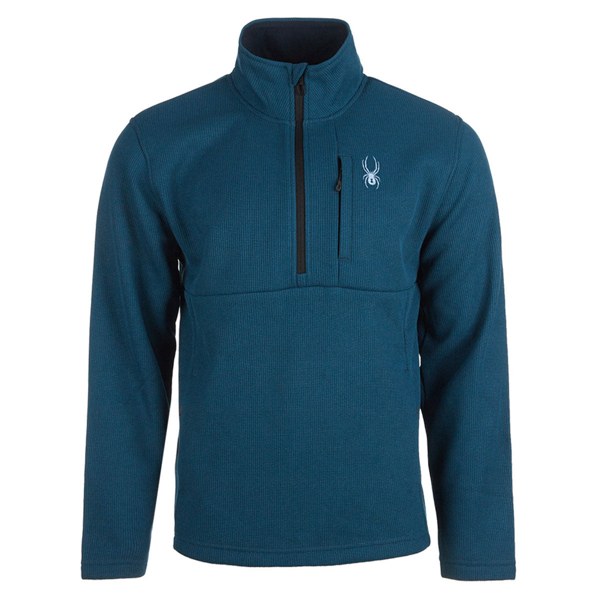 Spyder Men's Pristine Half Zip Pullover Legion Blue Half Zip & Quarter Zip - Tophatter Daily Deals