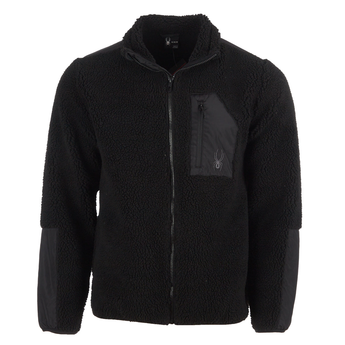 Spyder Men's Sherpa Militant Jacket Black Jackets - Tophatter Daily Deals