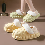 Bubble Shoes With Foldable Heel Slippers Women Warm Indoor House Shoes 4 - Tophatter Daily Deals