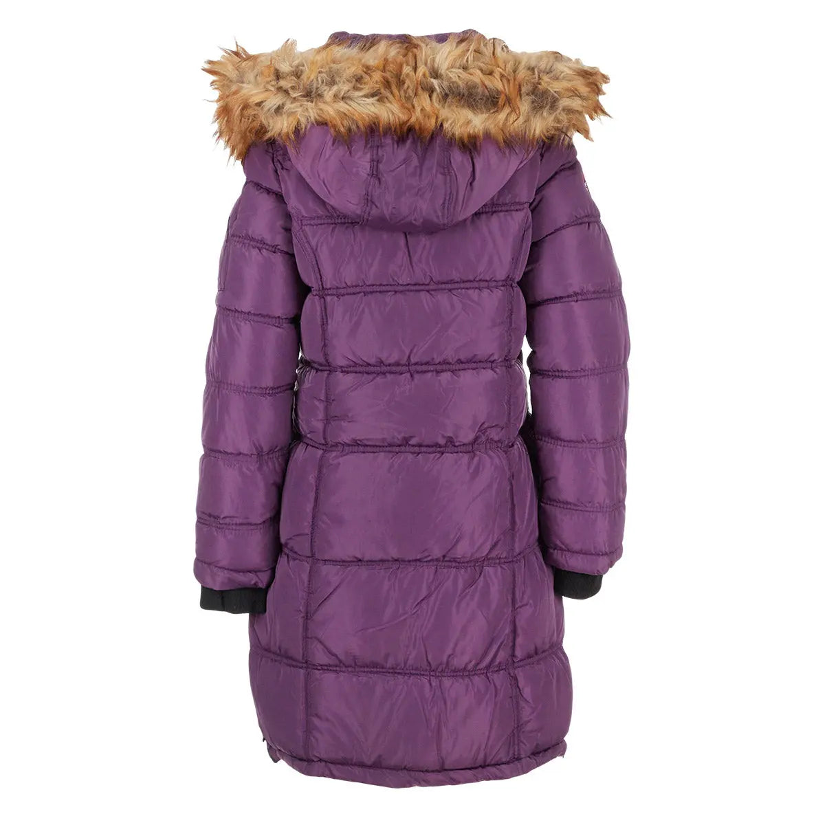 Canada Weather Gear Women's Long Puffer with Faux Fur and Sherpa Lined Hood Puffer - Tophatter Daily Deals