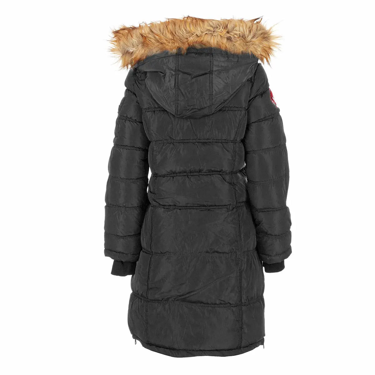 Canada Weather Gear Women's Long Puffer with Faux Fur and Sherpa Lined Hood Puffer - Tophatter Daily Deals