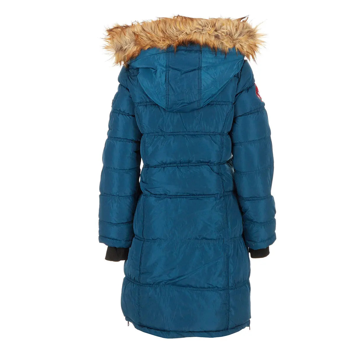 Canada Weather Gear Women's Long Puffer with Faux Fur and Sherpa Lined Hood Puffer - Tophatter Daily Deals