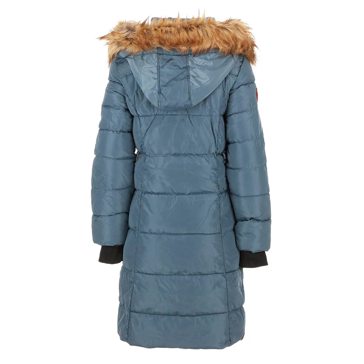 Canada Weather Gear Women's Long Puffer with Faux Fur Trim Hood Puffer - Tophatter Daily Deals