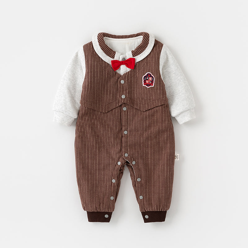 Autumn Outing Jumpsuit Brown 0 - Tophatter Daily Deals