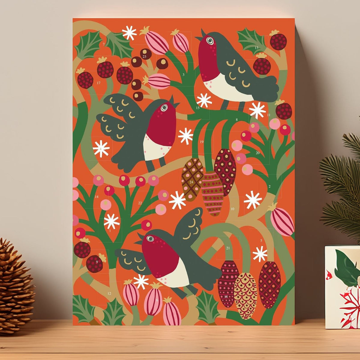 Christmas Chorus Advent Calendar | Festive Robins Christmas Advent Calendar Advent Calendar - Tophatter Daily Deals