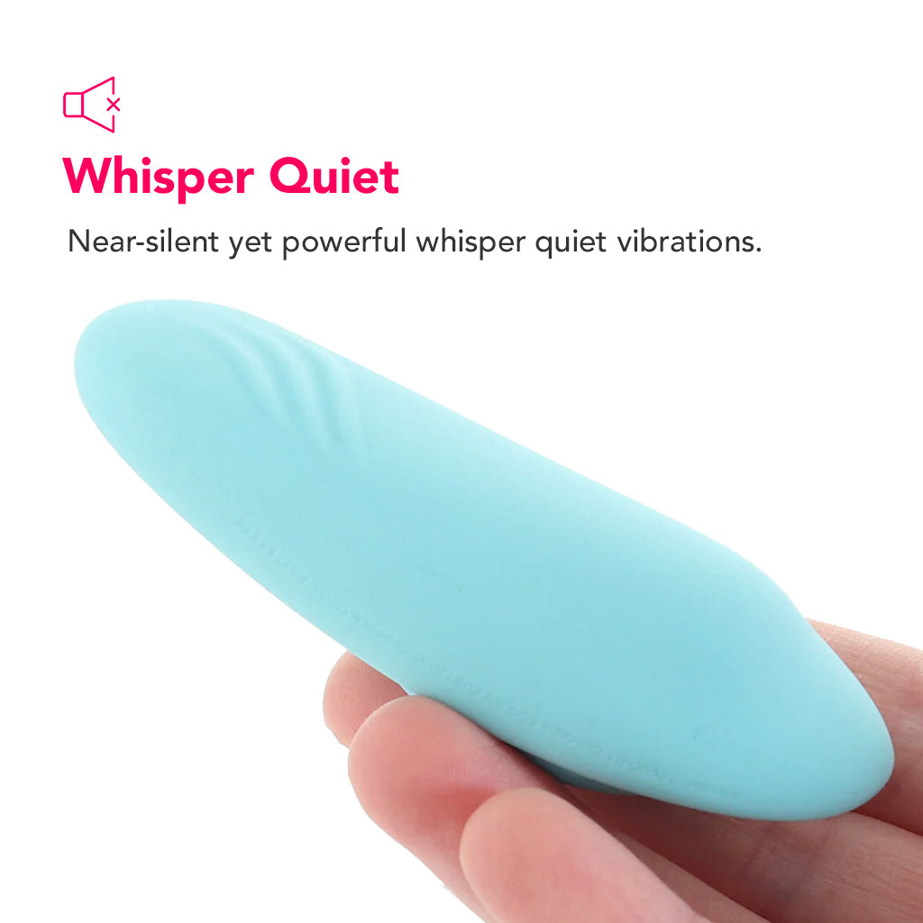 We-Vibe Moxie+ Wearable Clitoral Vibe in Aqua Vibrators > Wearable & Panty Vibrators - Tophatter Daily Deals