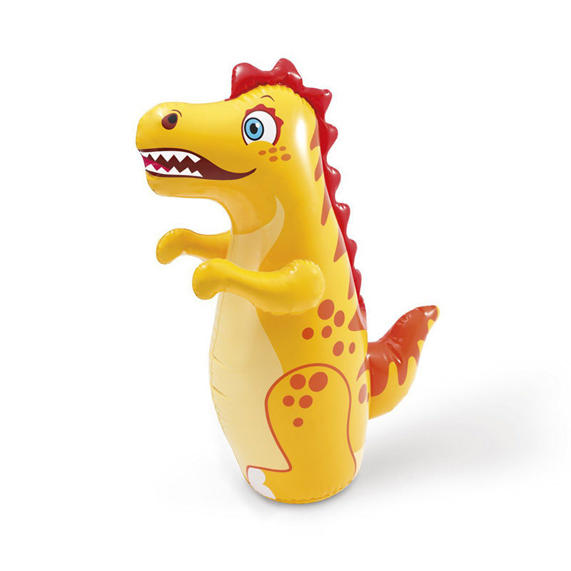 3D Inflatable Dinasour Toys for Children Boys Bop Bag Punching Bag Interactive Big Tumbler Toy Kid Dinosaur 0 - Tophatter Daily Deals