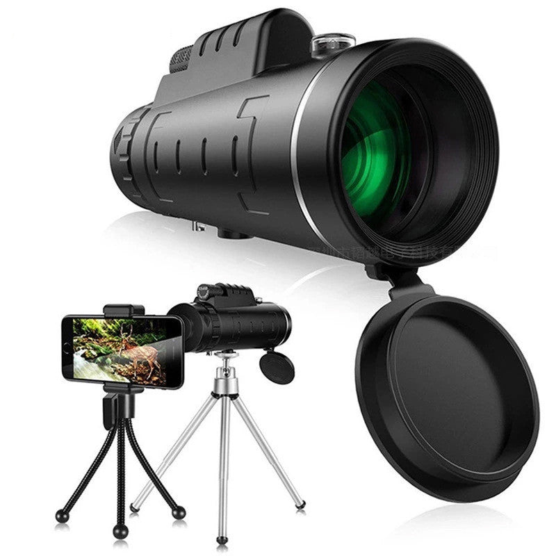 40X60 monocular telescope Black 0 - Tophatter Daily Deals