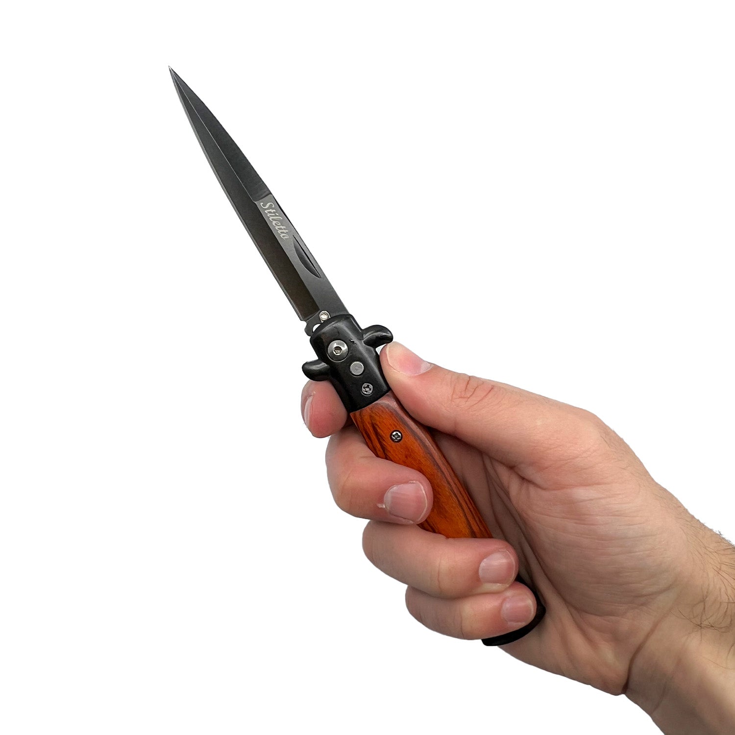 9” Automatic Out-The-Side Knife - Tophatter Daily Deals