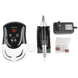 30000 rpm rechargeable portable nail polisher Black 0 - Tophatter Daily Deals