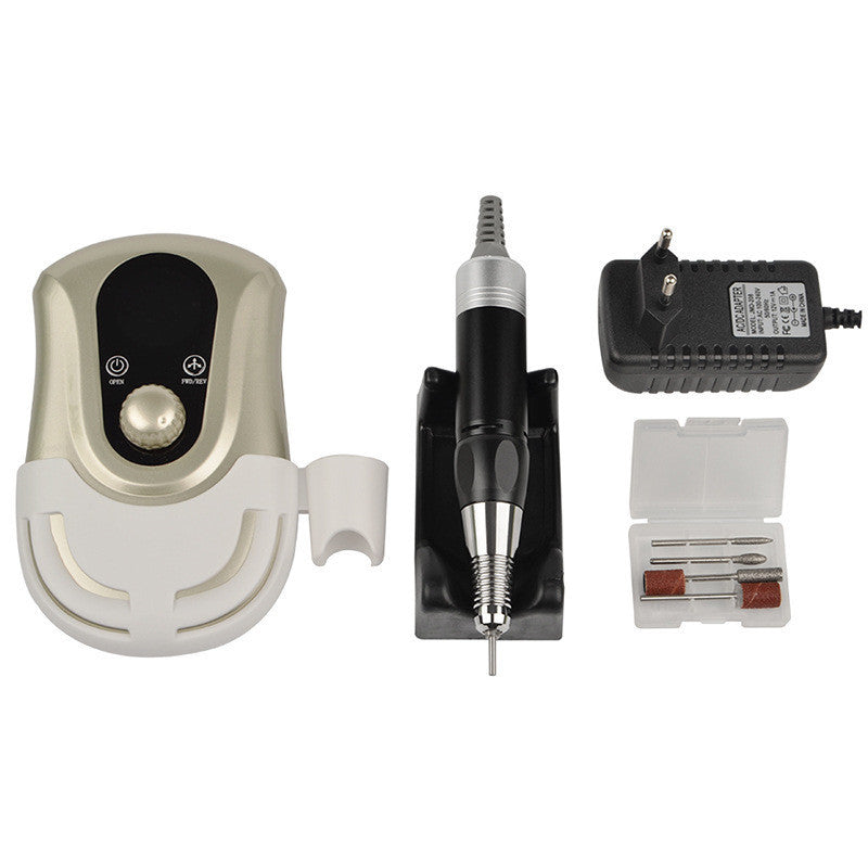 30000 rpm rechargeable portable nail polisher Gold 0 - Tophatter Daily Deals