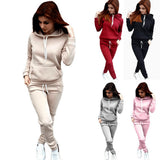 Autumn and winter hooded suit sweater 0 - Tophatter Daily Deals