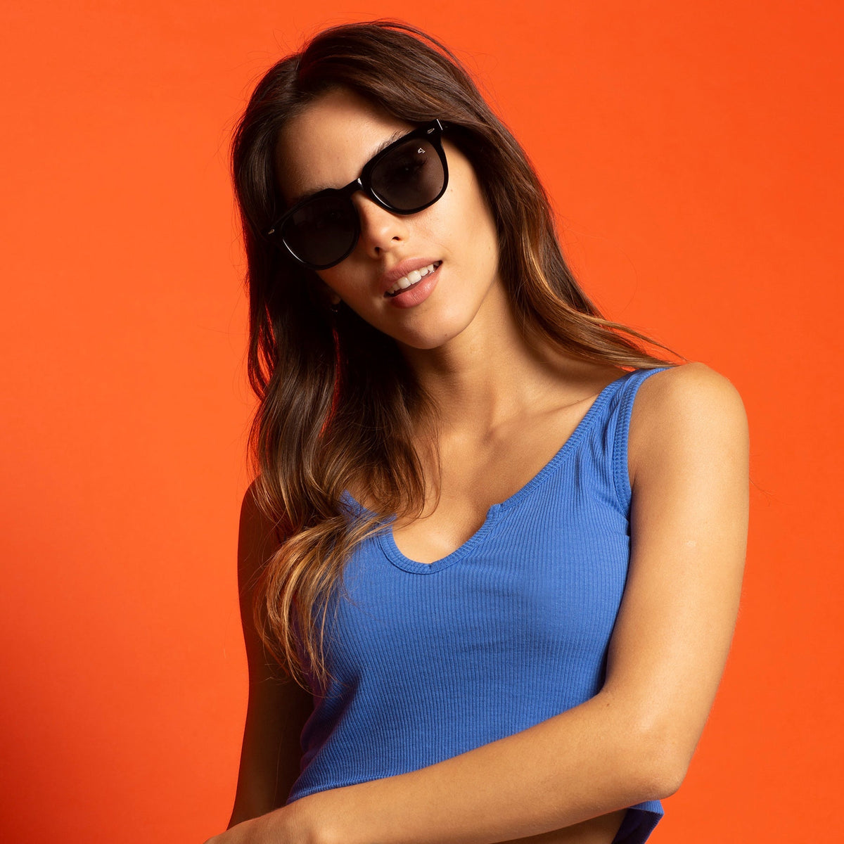 Biscayners Sunset Black Women's Sunglasses Sunglasses - Tophatter Daily Deals