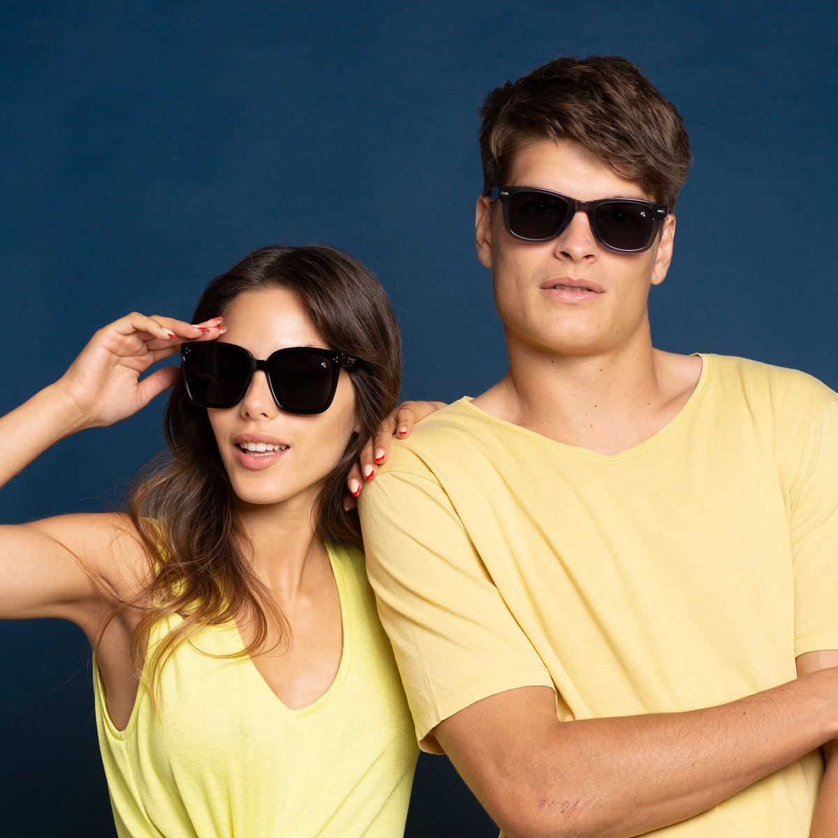 Biscayners Warren Black Sunglasses Sunglasses - Tophatter Daily Deals