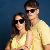 Biscayners Warren Black Sunglasses Sunglasses - Tophatter Daily Deals