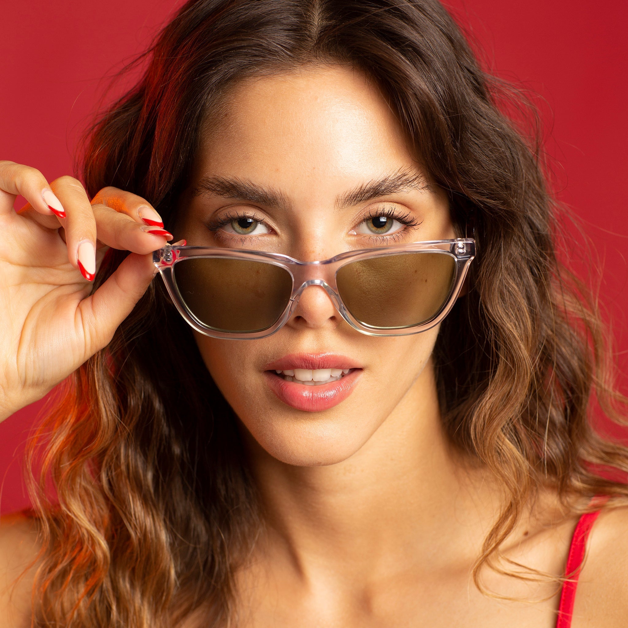 Biscayners Mashta Crystal Green Women's Sunglasses Sunglasses - Tophatter Daily Deals