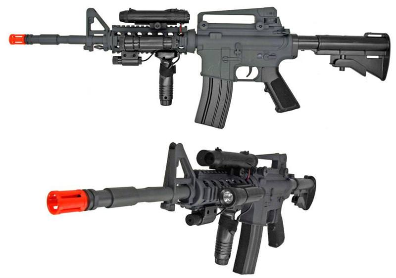 M3081A M16 A4 AEG Assault Rifle Airsoft Gun - TOPHATTER'S ARMORY DEALS Collectible Weapons - Tophatter Daily Deals