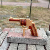 S&W 625 Revolver Rubber Band Gun Wooden Model - Tophatter Daily Deals