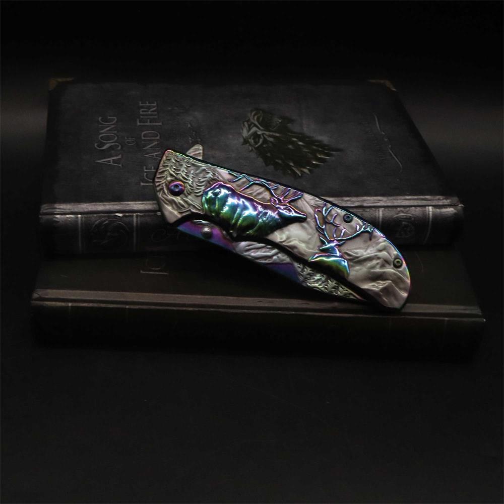 Fantastic Reindeer Folding Knife - Tophatter Daily Deals